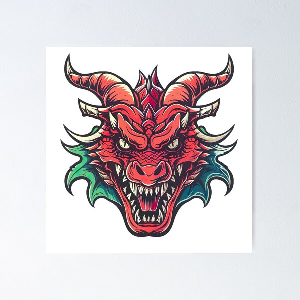 Item preview, Creepy Dragon designed and sold by Stickio.