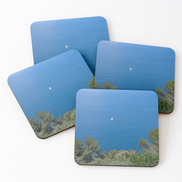 Item preview, Sailboat in the azure Mediterranean designed and sold by DavidGabisPhoto.