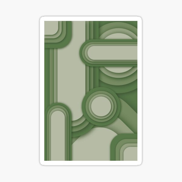 Item preview, Abstract Art - Green designed and sold by G2 Art and Design.