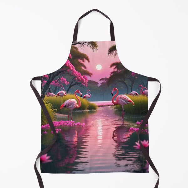 Item preview, Pink Flamingos at Sunset  designed and sold by SublimeMusings.