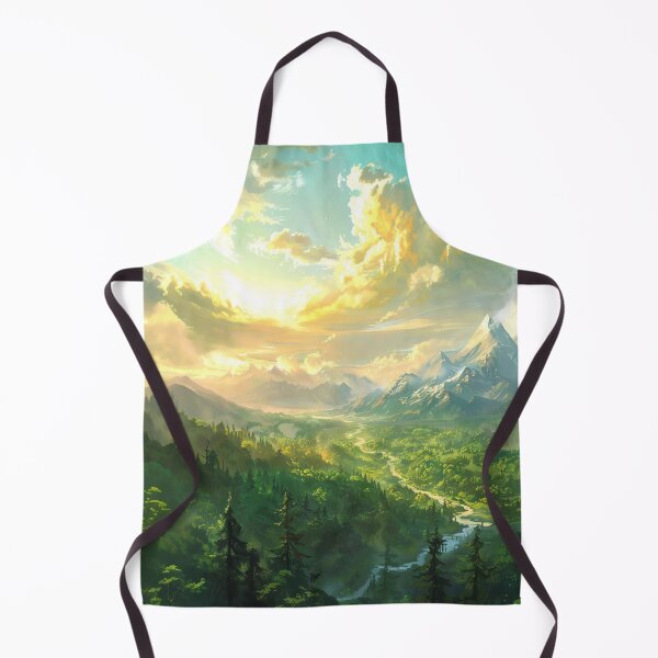 Item preview, Fantasy Landscape - Beautiful Forest Mountain Scenery designed and sold by Lumaria Designs.