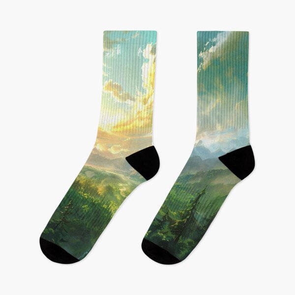 Item preview, Fantasy Landscape - Beautiful Forest Mountain Scenery designed and sold by Lumaria Designs.