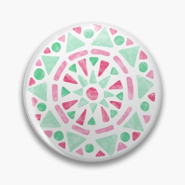 Item preview, Mandala Green Pink White Abrosexual Pride Flag designed and sold by JoyfulJen.