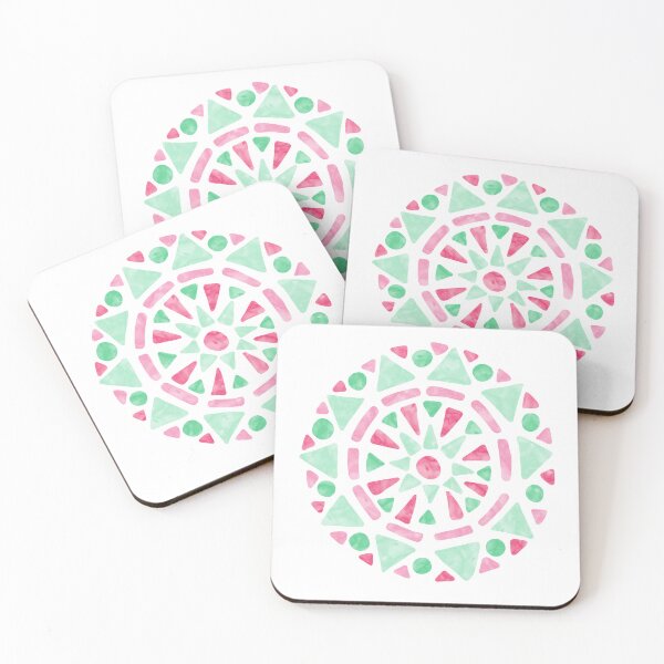 Item preview, Mandala Green Pink White Abrosexual Pride Flag designed and sold by JoyfulJen.