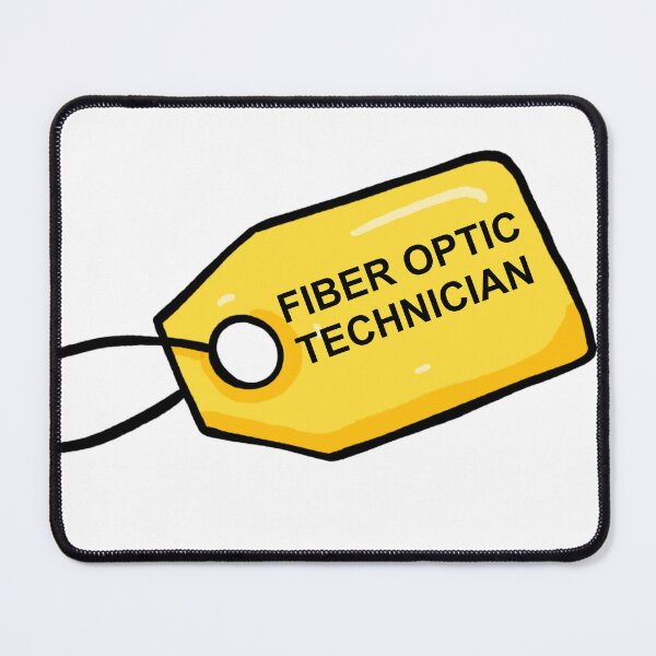 Item preview, fiber optic technician redbubble poster designed and sold by sarina G.