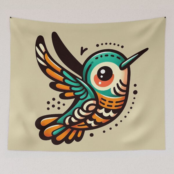 Item preview, Alas de Colibri: A Vibrant Celebration of Mexico's Iconic Hummingbird designed and sold by Edgar Ramirez.