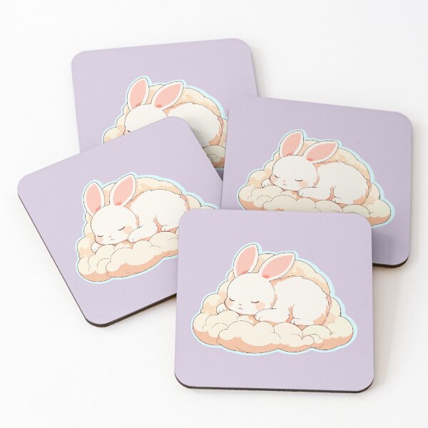 Item preview, Cute Rabbit on the cloud designed and sold by minatozaki99.