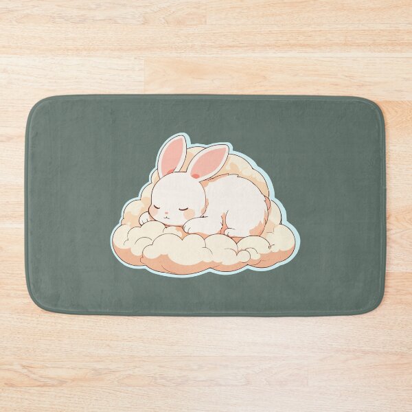 Item preview, Cute Rabbit on the cloud designed and sold by minatozaki99.