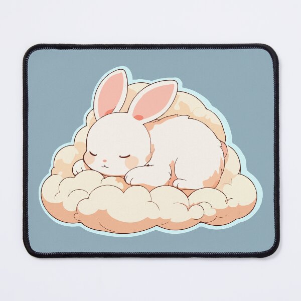 Item preview, Cute Rabbit on the cloud designed and sold by minatozaki99.