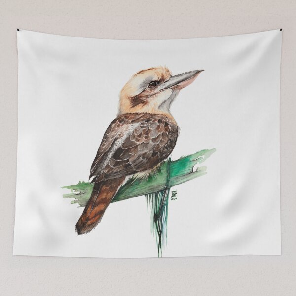 Item preview, Kookaburra Watercolor designed and sold by camarocaro.