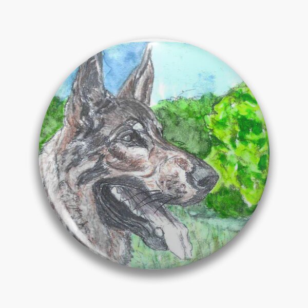 Item preview, German Shepherd Watercolor designed and sold by KLovedogs.