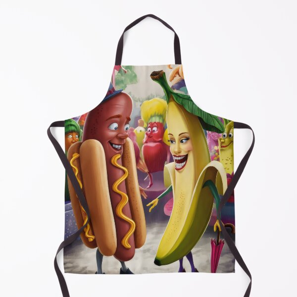 Item preview, Hotdog with banana. designed and sold by MyHappyArtShop.