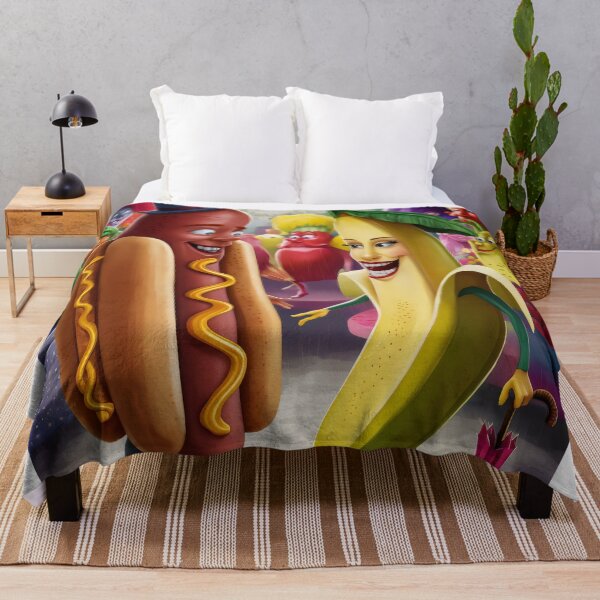 Item preview, Hotdog with banana. designed and sold by MyHappyArtShop.