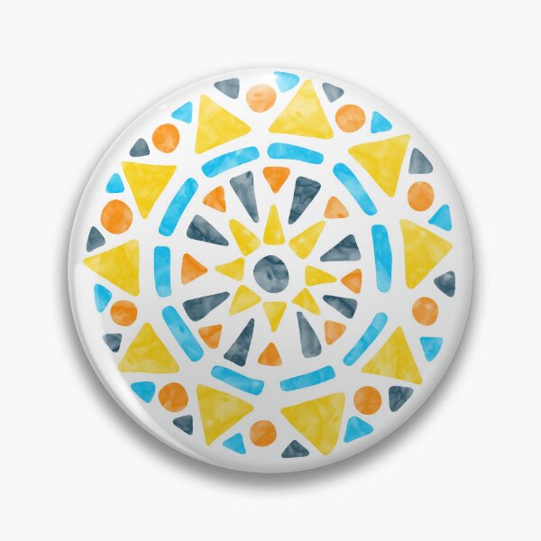 Item preview, Mandala Orange Yellow Blue AroAce Pride Flag designed and sold by JoyfulJen.