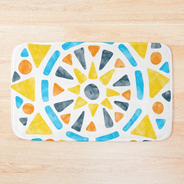 Item preview, Mandala Orange Yellow Blue AroAce Pride Flag designed and sold by JoyfulJen.