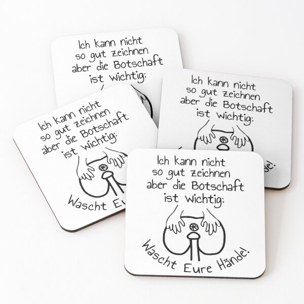 Item preview, Wash your hands minimalist funny saying designed and sold by Ascooepics.