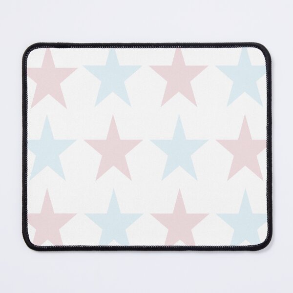 Item preview, Large PALE BLUE, PALE PINK and WHITE STARS designed and sold by RachelMacht.