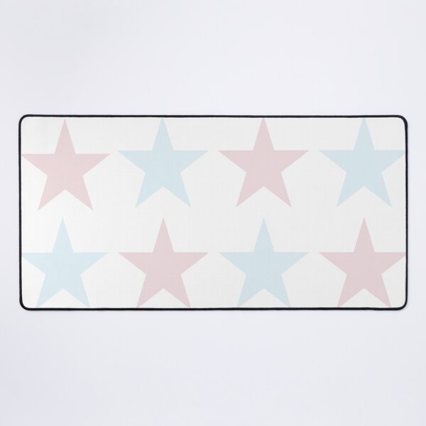 Item preview, Large PALE BLUE, PALE PINK and WHITE STARS designed and sold by RachelMacht.