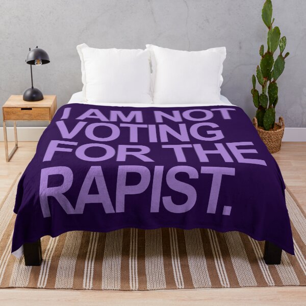 Item preview, No voy a votar por el violador (lavanda) designed and sold by Thelittlelord.