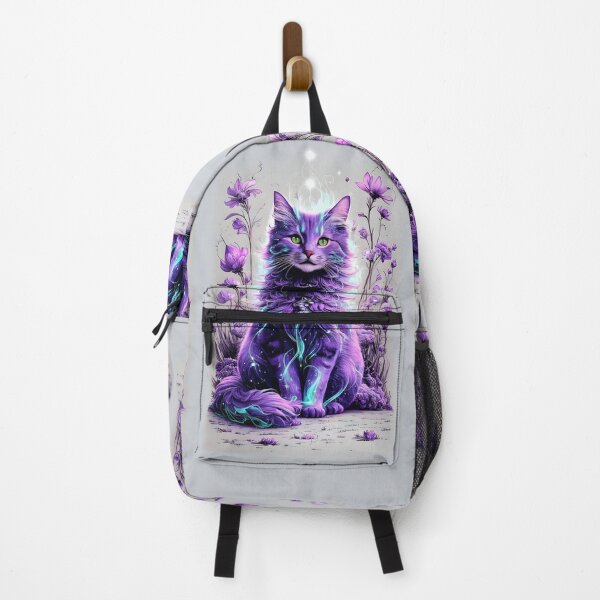 Item preview, Purple magical cat designed and sold by VerusCanvas.