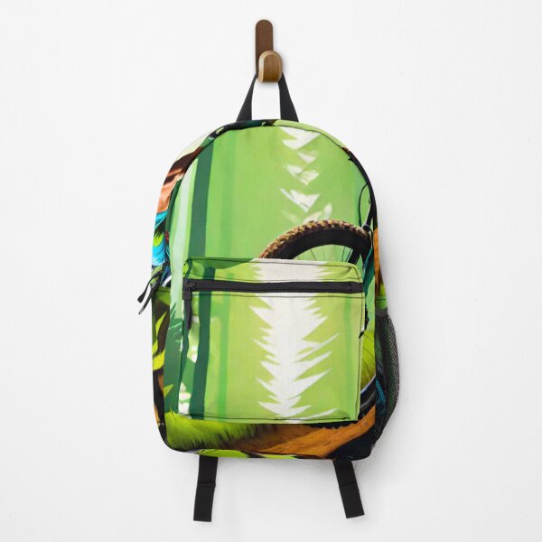 Item preview, Downhill Racer MTB in the Forest designed and sold by GrizzlyCollective.