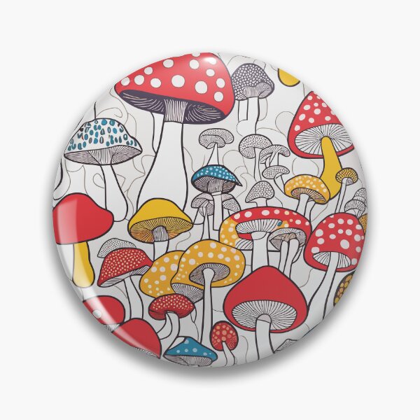 Item preview, mushrooms color compilation designed and sold by Larissa Oliveira.