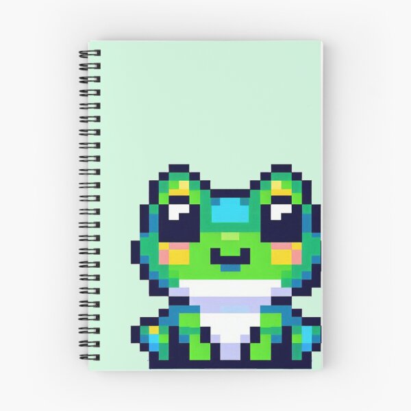 Item preview, pixelated frog designed and sold by miriam-miranda.