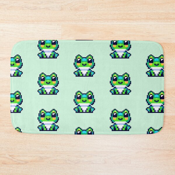 Item preview, pixelated frog designed and sold by miriam-miranda.