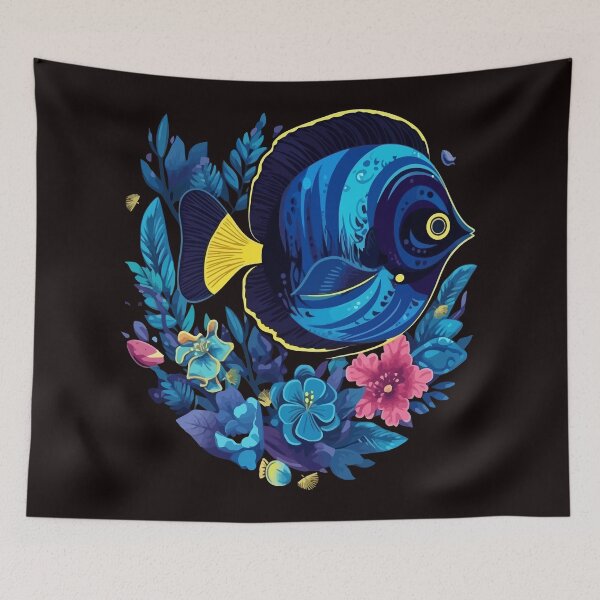 Item preview, Blue Tang Valentine designed and sold by creativellashop.