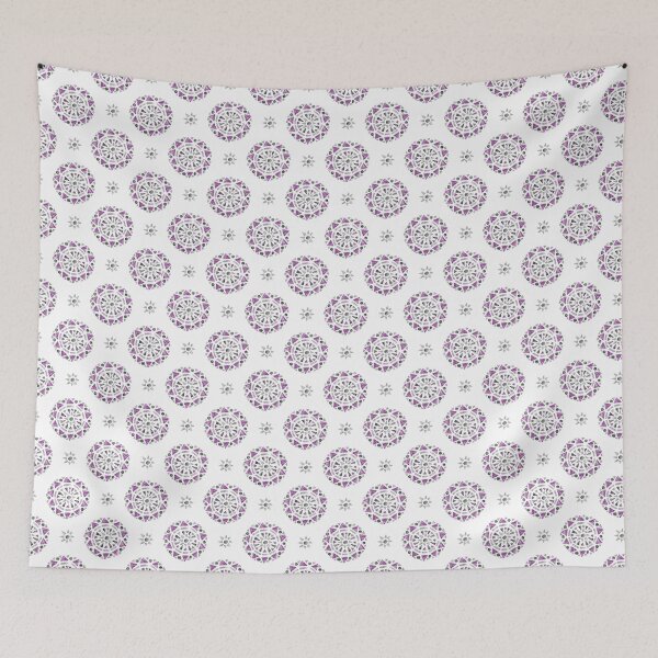 Item preview, Mandala Purple  Gray Black Ace Asexual Pride Flag designed and sold by JoyfulJen.