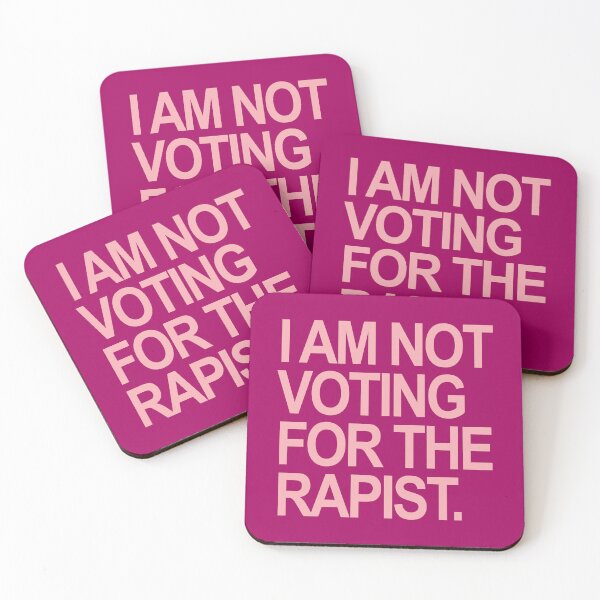 Item preview, No voy a votar por el violador (rosa) designed and sold by Thelittlelord.