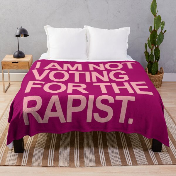 Item preview, No voy a votar por el violador (rosa) designed and sold by Thelittlelord.