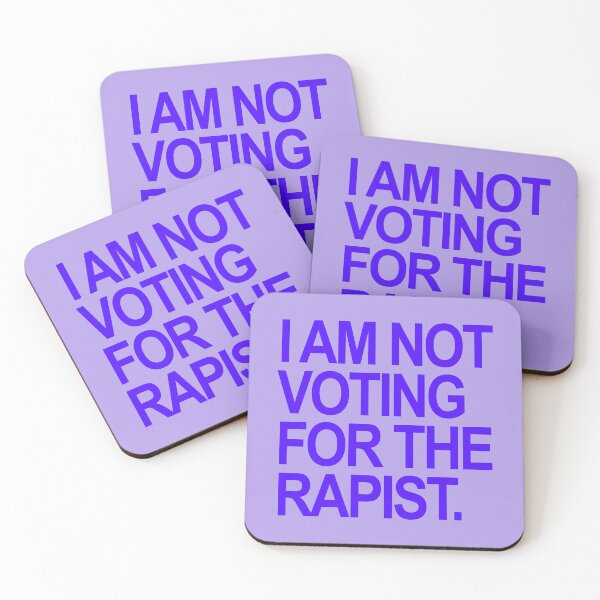 Item preview, No voto por el violador (morado 2) designed and sold by Thelittlelord.