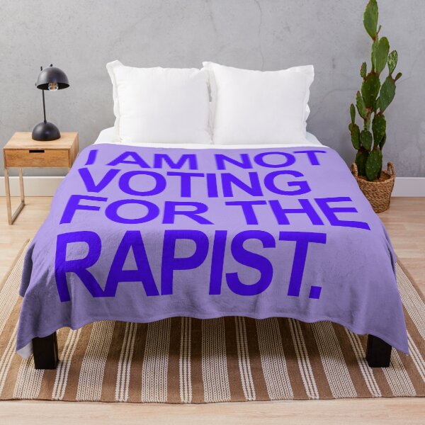 Item preview, No voto por el violador (morado 2) designed and sold by Thelittlelord.