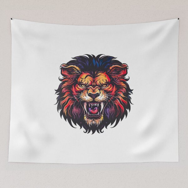 Item preview, Creepy Lion V4 designed and sold by Stickio.