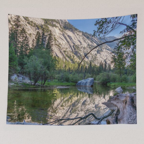 Item preview, Mirror Lake Granite Cliffs Reflection designed and sold by SafariByMarisa.