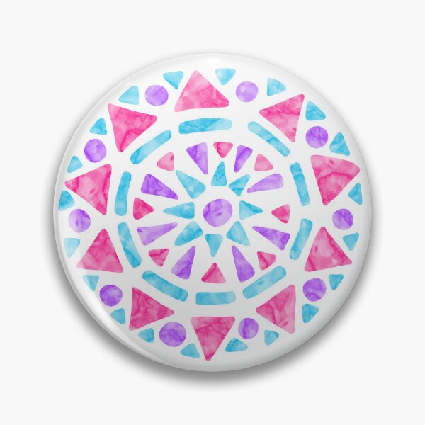 Item preview, Mandala Pink Purple Blue Androgyne Pride Flag designed and sold by JoyfulJen.