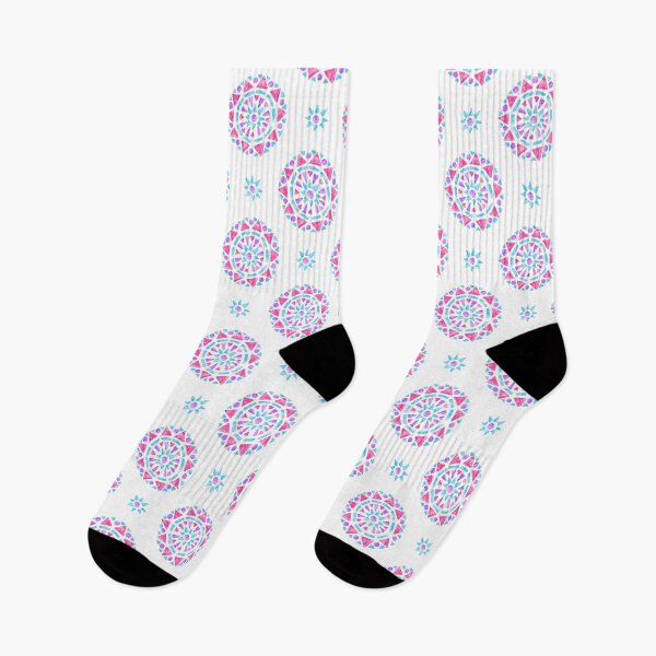 Item preview, Mandala Pink Purple Blue Androgyne Pride Flag designed and sold by JoyfulJen.