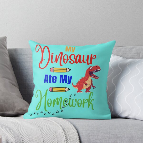 Item preview, Funny My Dinosaur Ate My Homework designed and sold by AlienOccupation.