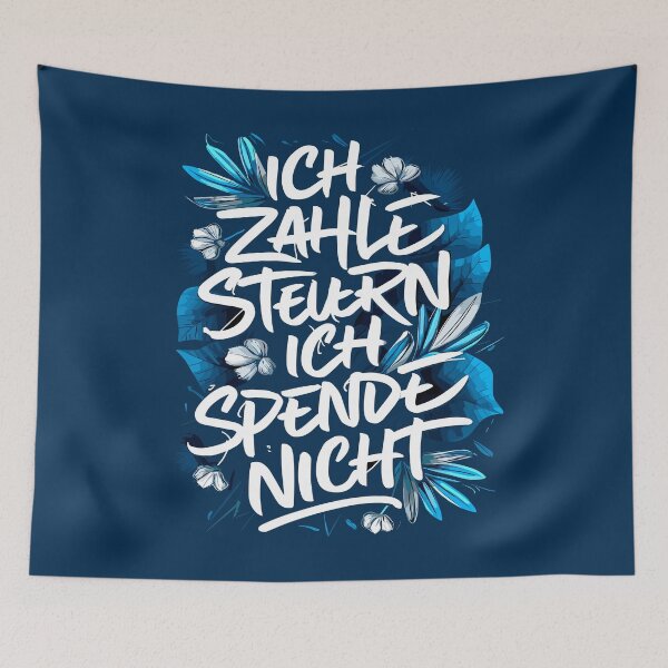 Item preview, I pay taxes! I don't donate - Typography designed and sold by Ascooepics.