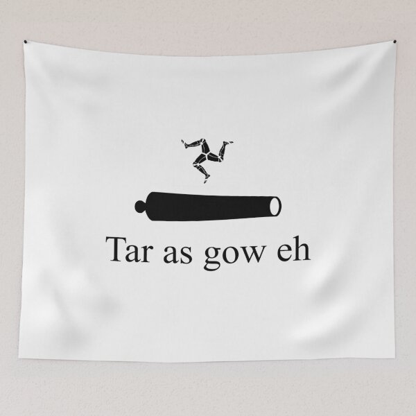 Item preview, Manx Triskelion CATI Flag (manx triskelion 'tar as gow eh' brattagh) designed and sold by JonathanR1994.