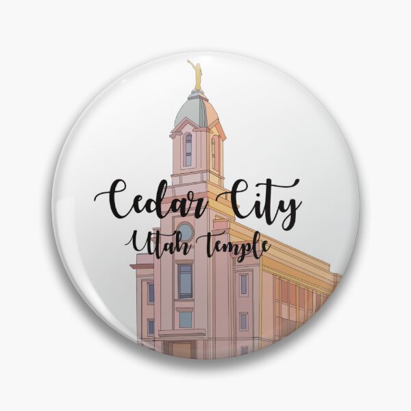 Item preview, Cedar City Utah Temple (Calligraphy) designed and sold by HannahJaynVanderwerff.