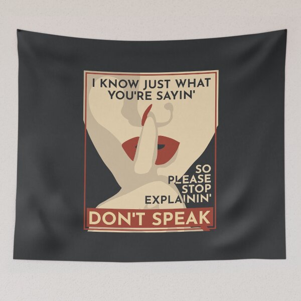Item preview, Don't Speak 90s Pop designed and sold by TKsuited.