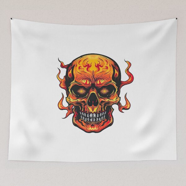 Item preview, Creepy skull designed and sold by Stickio.