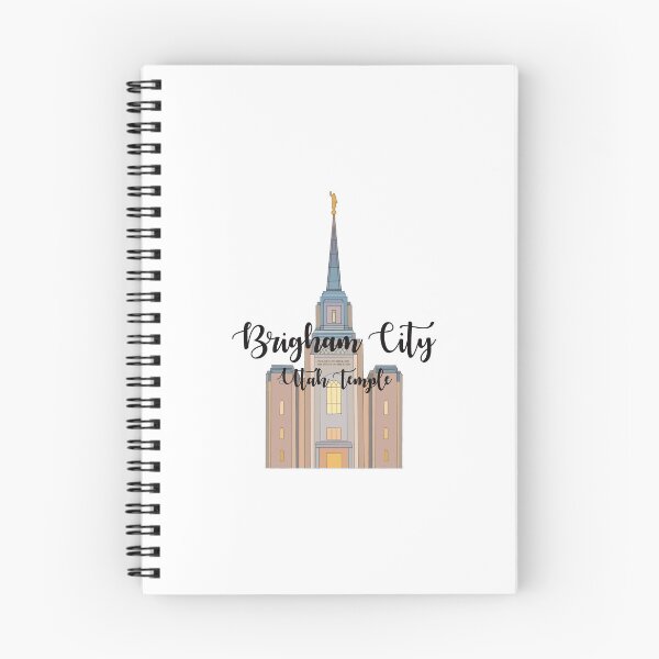 Item preview, Brigham City Utah Temple (Calligraphy) designed and sold by HannahJaynVanderwerff.