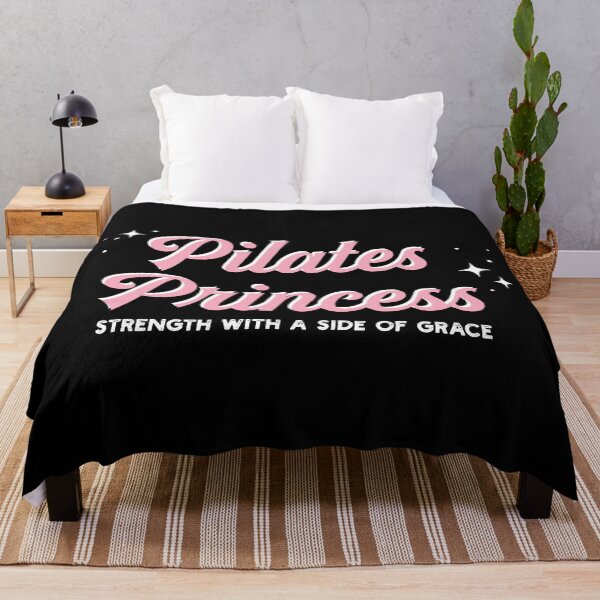 Item preview, Pilates Princess - Strength with a Side of Grace in Pink and White designed and sold by xxroseate.