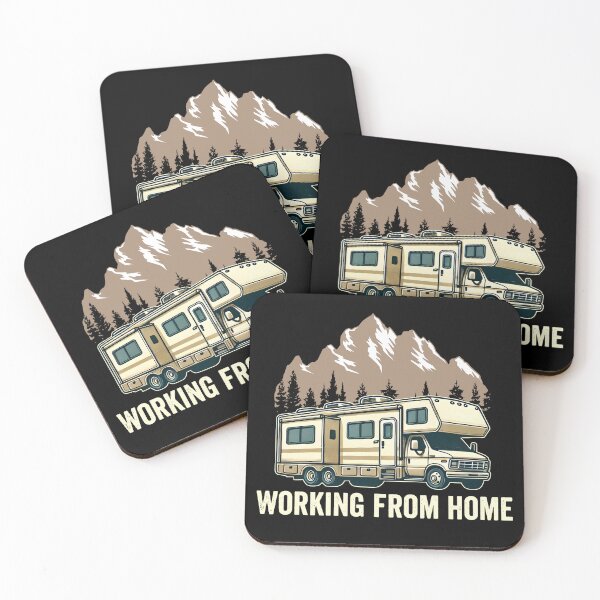Item preview, Working From Home RV Camper designed and sold by DetourShirts.