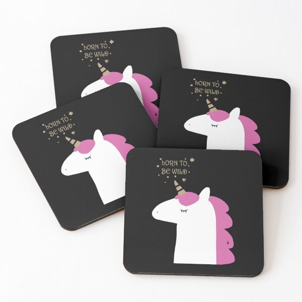Item preview, Funny Unicorn Quote :Horn to be wild designed and sold by MIROUZ2000.