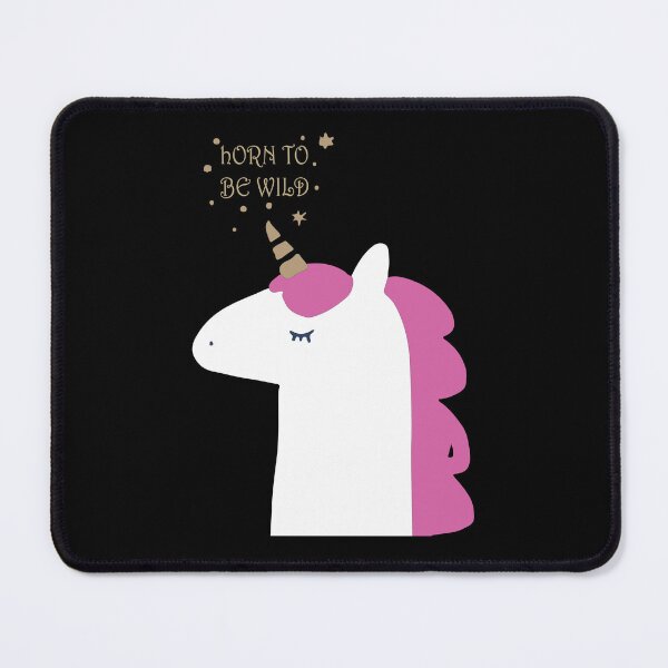 Item preview, Funny Unicorn Quote :Horn to be wild designed and sold by MIROUZ2000.