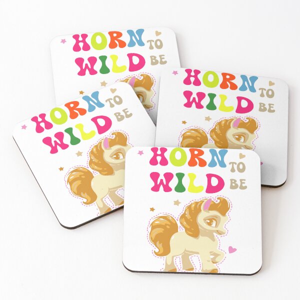 Item preview, Funny Unicorn Quote :Horn to be wild designed and sold by MIROUZ2000.
